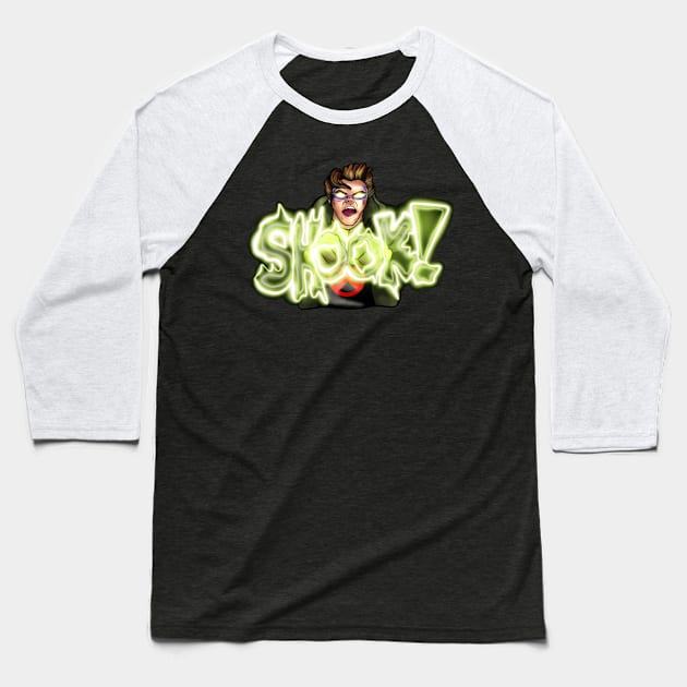 Shook Baseball T-Shirt by carcrashcarlos